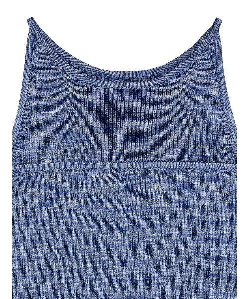 Ameri(アメリ)の「MEDI GRADATION KASURI KNIT TOP(タンクトップ・レディース・ブルー/カーキ/ブラック・FREE)」の7枚目の写真