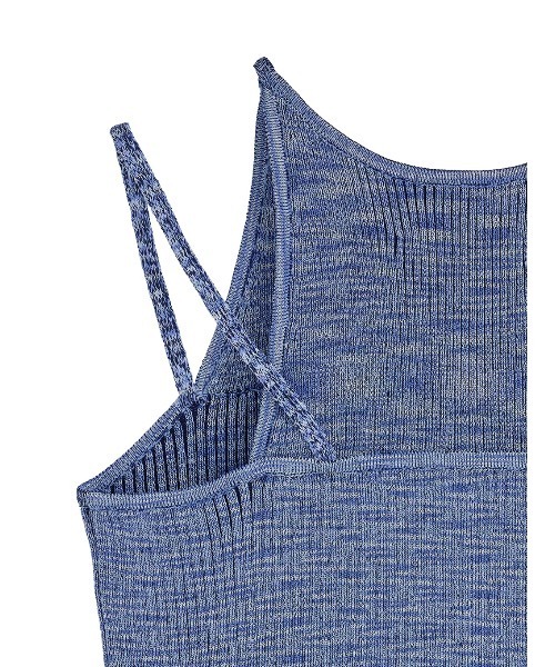 Ameri(アメリ)の「MEDI GRADATION KASURI KNIT TOP(タンクトップ・レディース・ブルー/カーキ/ブラック・FREE)」の12枚目の写真