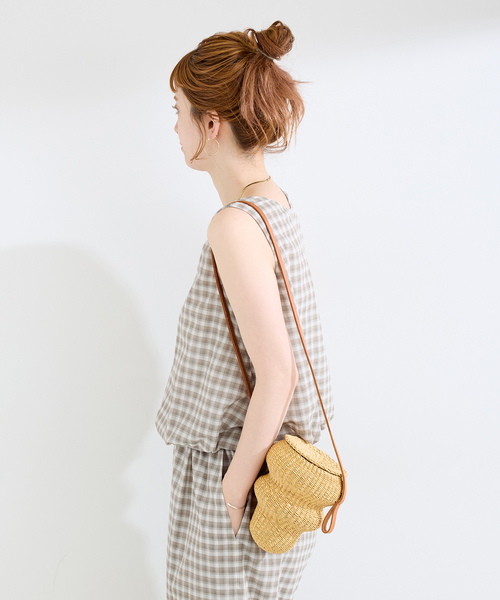 B.C STOCK(ベーセーストック)の「《2点セット》ウォッシャブル / バルーンタンク+イージーパンツセット(スラックス・レディース・ブラウン/ブラック・FREE)」の17枚目の写真
