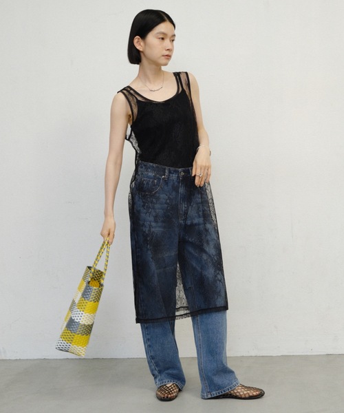 Shelly island(シェリーアイランド)の「ジェリーVカットパンプス(サンダル・レディース・ブラック/クリア/ブラウン・24cm/23cm)」の20枚目の写真