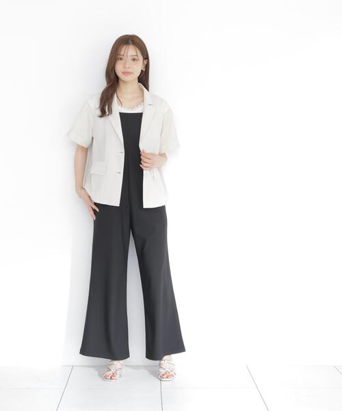 PROPORTION BODY DRESSING(プロポーションボディドレッシング)の「<a>イージーオーバーオール / 1216249701(サロペット/オーバーオール・レディース・ブラック・MEDIUM/P/S)」の2枚目の写真