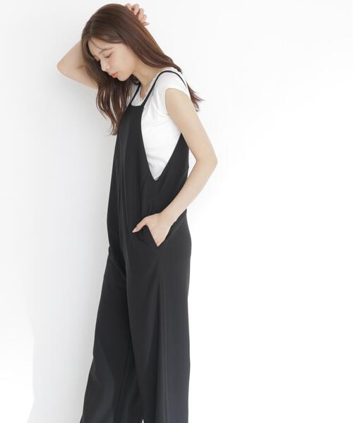 PROPORTION BODY DRESSING(プロポーションボディドレッシング)の「<a>イージーオーバーオール / 1216249701(サロペット/オーバーオール・レディース・ブラック・MEDIUM/P/S)」の5枚目の写真