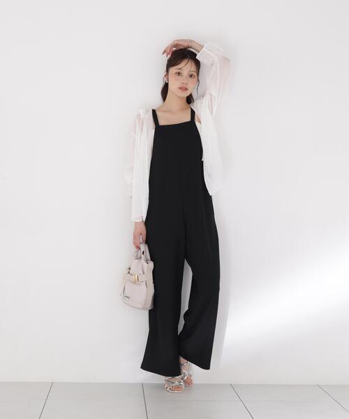 PROPORTION BODY DRESSING(プロポーションボディドレッシング)の「<a>イージーオーバーオール / 1216249701(サロペット/オーバーオール・レディース・ブラック・MEDIUM/P/S)」の8枚目の写真