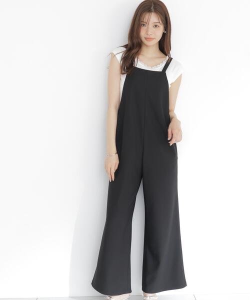 PROPORTION BODY DRESSING(プロポーションボディドレッシング)の「<a>イージーオーバーオール / 1216249701(サロペット/オーバーオール・レディース・ブラック・MEDIUM/P/S)」の16枚目の写真
