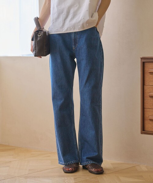 BEAUTY&YOUTH UNITED ARROWS(ビューティーアンドユースユナイテッドアローズ)の「【WEB限定】ワイドフレア デニムパンツ ウォッシャブル(デニムパンツ・レディース・ダークグレー/ネイビー/ライトブルー・L/M/S)」の19枚目の写真