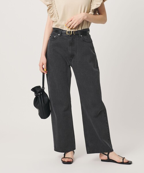 BEAUTY&YOUTH UNITED ARROWS(ビューティーアンドユースユナイテッドアローズ)の「【WEB限定】ワイドフレア デニムパンツ ウォッシャブル(デニムパンツ・レディース・ダークグレー/ネイビー/ライトブルー・L/M/S)」の12枚目の写真