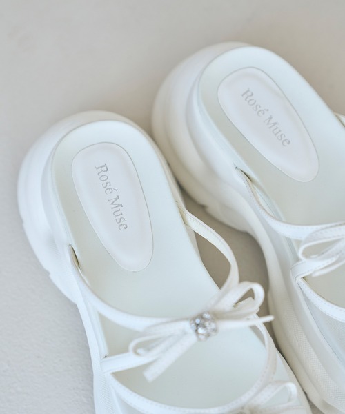 Ribbon platform sandals（サンダル）｜Rose Muse（ロゼミューズ）の