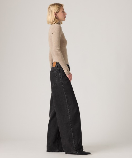 Levi's（リーバイス）の「Levi's/リーバイス TEARDROP WIDE LEG ジーンズ（デニムパンツ・レディース・ブラック/ダークインディゴブルー・23inch/24inch/28inch/27inch/26inch）」の18枚目の写真