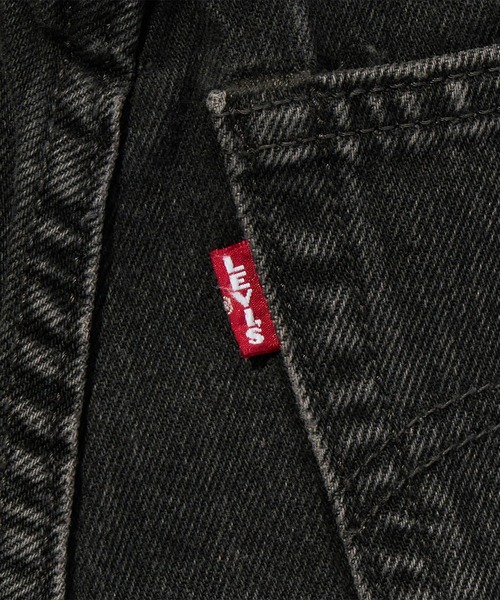 Levi's（リーバイス）の「Levi's/リーバイス TEARDROP WIDE LEG ジーンズ（デニムパンツ・レディース・ブラック/ダークインディゴブルー・23inch/24inch/28inch/27inch/26inch）」の3枚目の写真