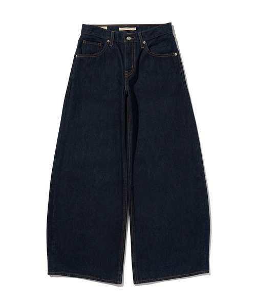 Levi's（リーバイス）の「Levi's/リーバイス TEARDROP WIDE LEG ジーンズ（デニムパンツ・レディース・ブラック/ダークインディゴブルー・23inch/24inch/28inch/27inch/26inch）」の6枚目の写真