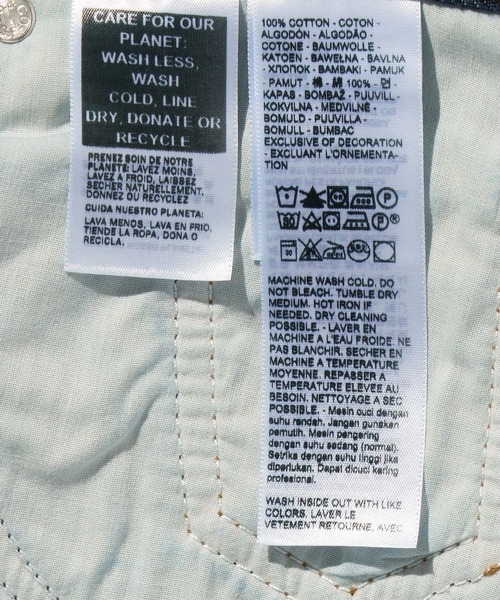 Levi's（リーバイス）の「Levi's/リーバイス TEARDROP WIDE LEG ジーンズ（デニムパンツ・レディース・ブラック/ダークインディゴブルー・23inch/24inch/28inch/27inch/26inch）」の16枚目の写真