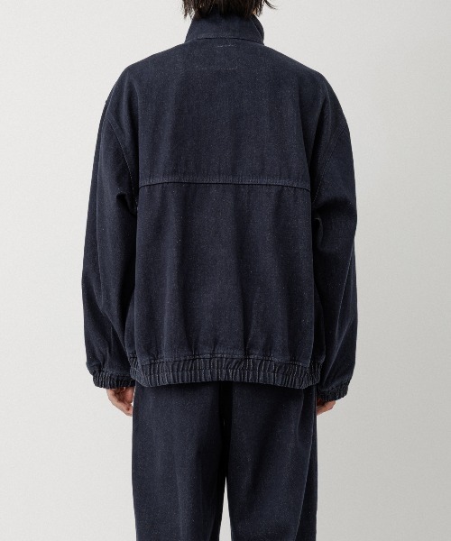 ADAM ET ROPE'(アダムエロペ)の「13oz デニムボマーブルゾン / ADAM ET ROPE' JEANS(デニムジャケット・メンズ・ネイビー/ブラック系その他・M/L)」の6枚目の写真