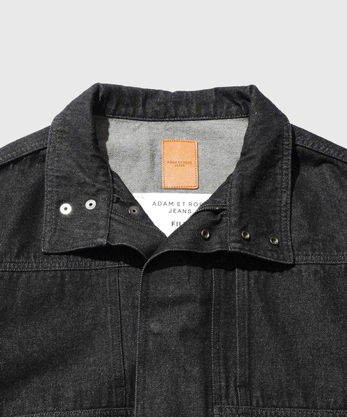 ADAM ET ROPE'(アダムエロペ)の「13oz デニムボマーブルゾン / ADAM ET ROPE' JEANS(デニムジャケット・メンズ・ネイビー/ブラック系その他・M/L)」の12枚目の写真