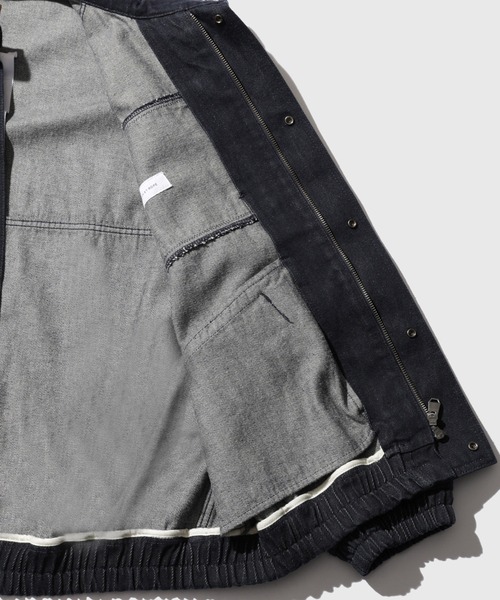 ADAM ET ROPE'(アダムエロペ)の「13oz デニムボマーブルゾン / ADAM ET ROPE' JEANS(デニムジャケット・メンズ・ネイビー/ブラック系その他・M/L)」の17枚目の写真