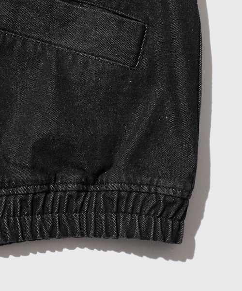 ADAM ET ROPE'(アダムエロペ)の「13oz デニムボマーブルゾン / ADAM ET ROPE' JEANS(デニムジャケット・メンズ・ネイビー/ブラック系その他・M/L)」の18枚目の写真