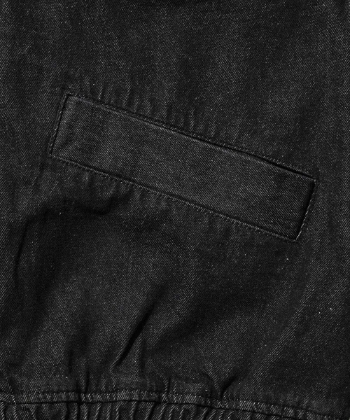 ADAM ET ROPE'(アダムエロペ)の「13oz デニムボマーブルゾン / ADAM ET ROPE' JEANS(デニムジャケット・メンズ・ネイビー/ブラック系その他・M/L)」の19枚目の写真