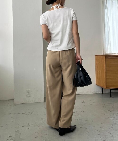 CAPRICIEUX LE'MAGE(カプリシューレマージュ)の「【マルチWAY】ホルターキャミSETカーディガン(Tシャツ/カットソー・レディース・グレー/ブラウン/ホワイト・FREE)」の12枚目の写真