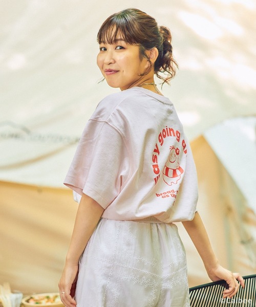 LEPSIM（レプシィム）の「【Jagabee】アソートTシャツ　1054239（Tシャツ/カットソー・レディース・ブルー/ライトブルー/ピンク/オフホワイト/ブルー系その他/ブラック/ホワイト/チャコールグレー・FREE）」の8枚目の写真