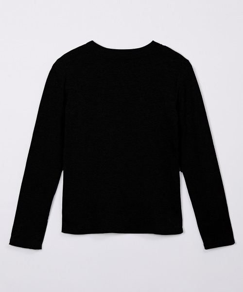 leinwande（ラインヴァンド）の「【leinwande】26AW新作 Padded Long T-Shirt / パッドロングTシャツ（Tシャツ/カットソー・レディース・GRAY/Black/White・ONE SIZE）」の6枚目の写真