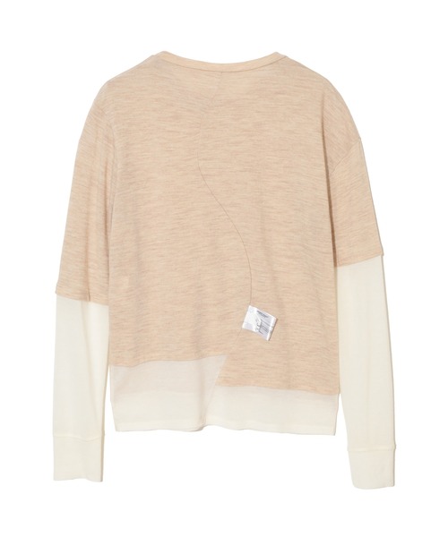 UNDERCOVER(アンダーカバー)の「UC2F1803(Tシャツ/カットソー・レディース・ライトブラウン/ライトピンク・2/1)」の3枚目の写真
