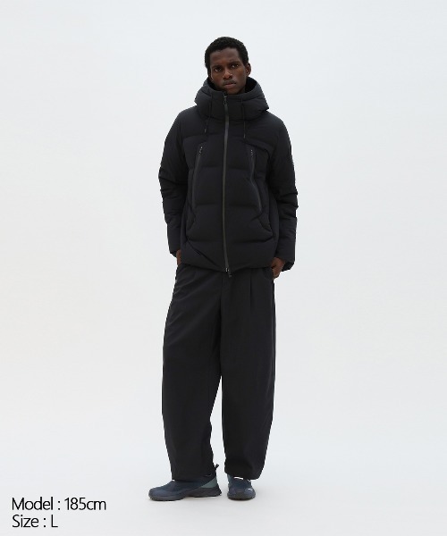 DESCENTE ALLTERRAIN(デサント オルテライン)の「DESCENTE ALLTERRAIN/デサントオルテライン MIZUSAWA MOUNTAINEER 日本製 ナイロン ダウンジャケット パラフードシステム 撥水性 2026年秋冬 秋服(ダウンジャケット/コート・メンズ・ブラック・M/L)」の7枚目の写真
