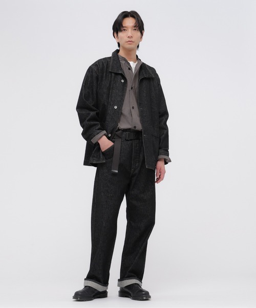 MHL.(エムエイチエル)の「END ON END WEAVE COTTON(シャツ/ブラウス・メンズ・モカ/セージグリーン・LARGE/MEDIUM/SMALL)」の9枚目の写真