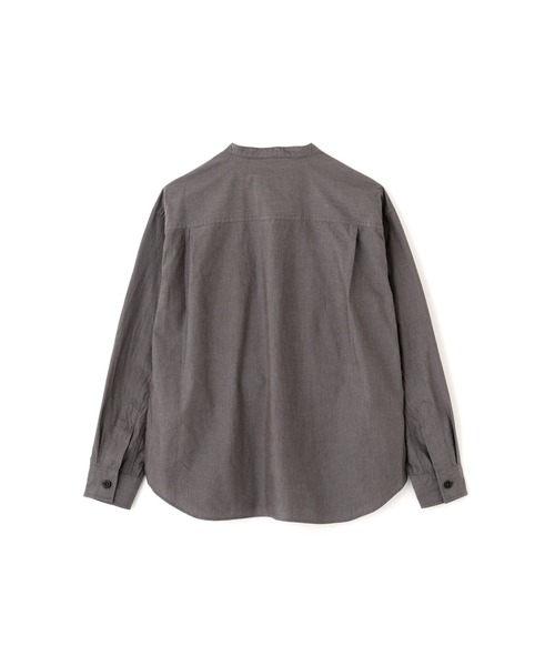 MHL.(エムエイチエル)の「END ON END WEAVE COTTON(シャツ/ブラウス・メンズ・モカ/セージグリーン・LARGE/MEDIUM/SMALL)」の11枚目の写真
