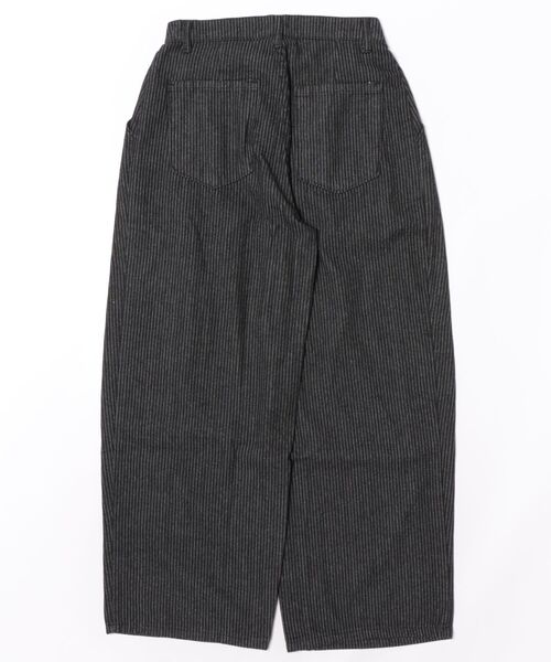 WESTBOY(ウエストボーイ)の「Y2K ユニセックス ストライプ柄 ワイドタックスラックス WO26W6PT05(スラックス・メンズ・グレー・L/M/XL)」の13枚目の写真
