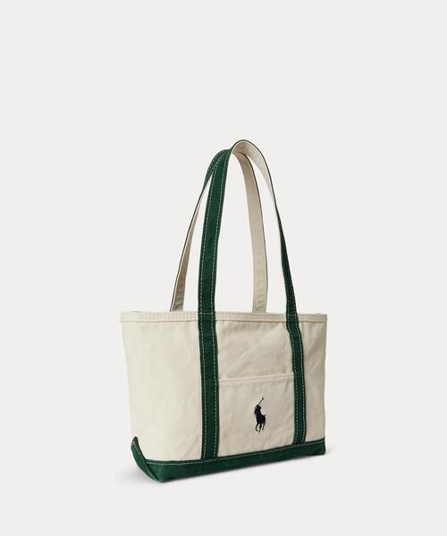 POLO RALPH LAUREN(ポロ ラルフ ローレン)の「Polo ポニー キャンバス スモール トート(トートバッグ・メンズ・ナチュラル・ONE)」の7枚目の写真
