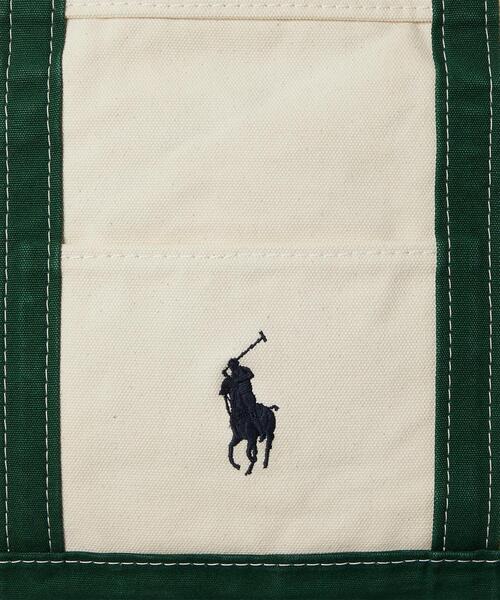 POLO RALPH LAUREN(ポロ ラルフ ローレン)の「Polo ポニー キャンバス スモール トート(トートバッグ・メンズ・ナチュラル・ONE)」の10枚目の写真