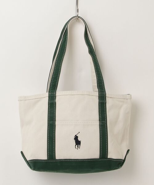 POLO RALPH LAUREN(ポロ ラルフ ローレン)の「Polo ポニー キャンバス スモール トート(トートバッグ・メンズ・ナチュラル・ONE)」の2枚目の写真