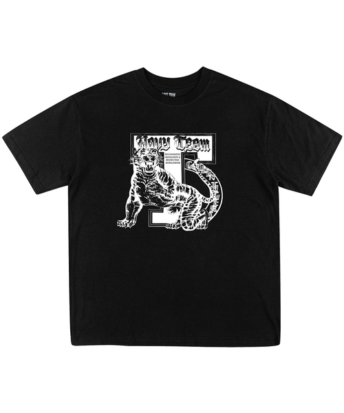 NAVYTEAM（ネイビーチーム）の「NTゴールデンタイガー 半袖Tシャツ(4色)（Tシャツ/カットソー・レディース・ブラック/ネイビー/ライトグレー/ホワイト・LARGE/X-LARGE/SMALL/MEDIUM）」の2枚目の写真