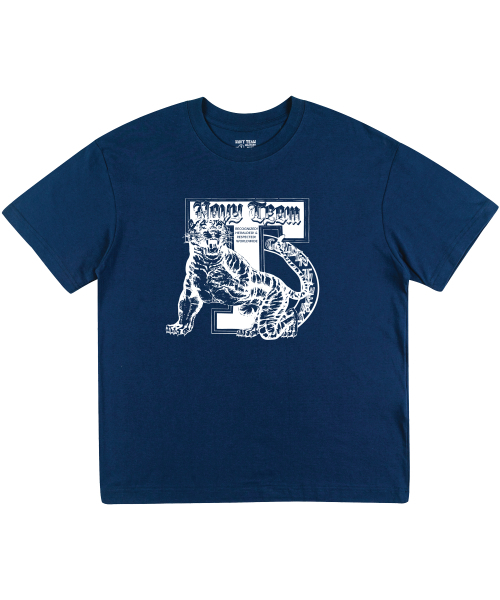 NAVYTEAM（ネイビーチーム）の「NTゴールデンタイガー 半袖Tシャツ(4色)（Tシャツ/カットソー・レディース・ブラック/ネイビー/ライトグレー/ホワイト・LARGE/X-LARGE/SMALL/MEDIUM）」の16枚目の写真