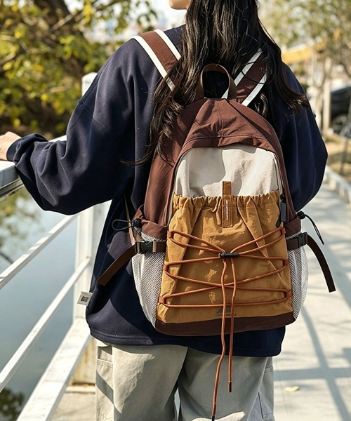 Miniministore(ミニミニストア)の「ドローコードリュックサック バックパック(バックパック/リュック・レディース・ミント/ブラウン/グレー/ブラック・FREE)」の14枚目の写真