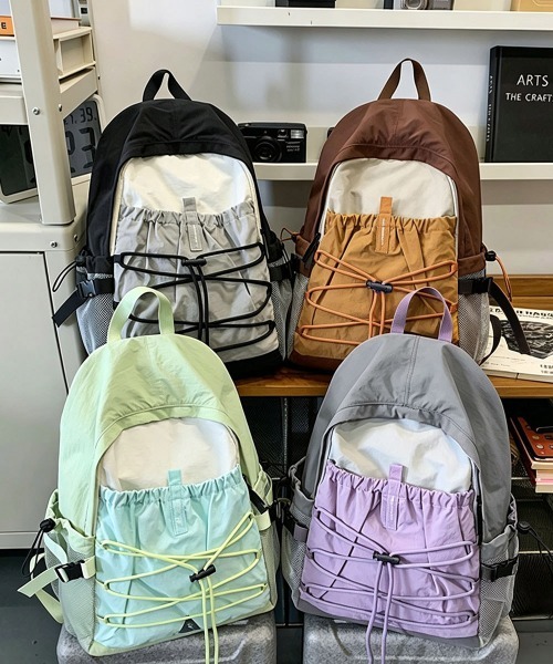Miniministore(ミニミニストア)の「ドローコードリュックサック バックパック(バックパック/リュック・レディース・ミント/ブラウン/グレー/ブラック・FREE)」の22枚目の写真