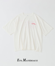 C.Bongrand × ETS.MATERIAUX Embroidery Tシャツ