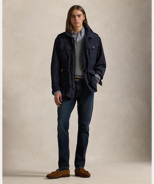 POLO RALPH LAUREN(ポロ ラルフ ローレン)の「ウォッシャブル ウール Vネック セーター(ニット/セーター・メンズ・グレー系・S/M/L/XS)」の3枚目の写真