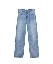 MSGM（エムエスジーエム）の「ライトウォッシュ ワイドレッグデニムパンツ（デニムパンツ）」