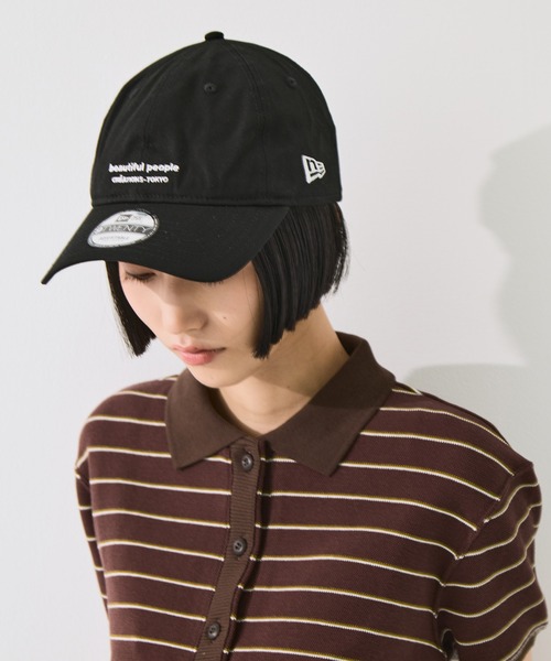 beautiful people（ビューティフルピープル）の「【beautiful people/ビューティフルピープル】《STUDIOUS別注》×Newera 9TWENTY CAP/ロゴキャップ/ユニセックス（キャップ・メンズ・ブラック・FREE）」の5枚目の写真