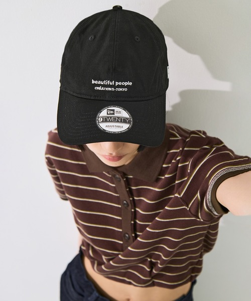 beautiful people（ビューティフルピープル）の「【beautiful people/ビューティフルピープル】《STUDIOUS別注》×Newera 9TWENTY CAP/ロゴキャップ/ユニセックス（キャップ・メンズ・ブラック・FREE）」の4枚目の写真