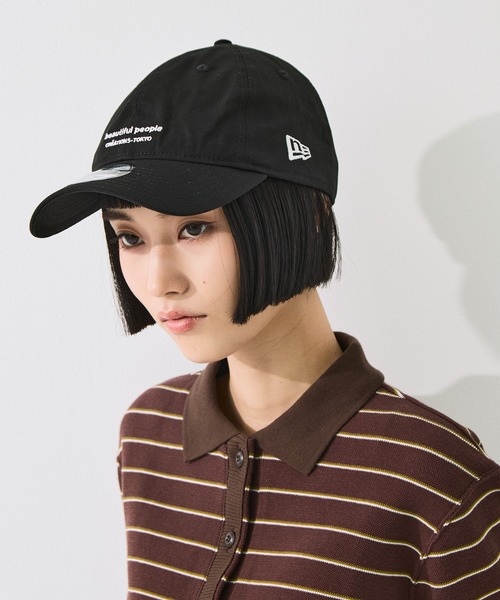 beautiful people（ビューティフルピープル）の「【beautiful people/ビューティフルピープル】《STUDIOUS別注》×Newera 9TWENTY CAP/ロゴキャップ/ユニセックス（キャップ・メンズ・ブラック・FREE）」の7枚目の写真