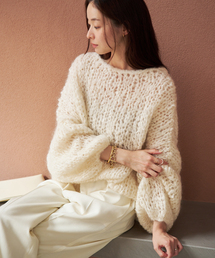 plage | 《追加》HAND KNIT ジャンボタム プルオーバー(ニット/セーター)