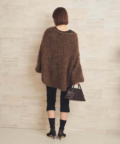 plage(プラージュ)の「《追加》HAND KNIT ジャンボタム プルオーバー(ニット/セーター・レディース・アイボリー/レッド/ブラウン/サックスブルー・FREE)」の9枚目の写真