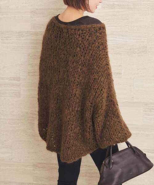 plage(プラージュ)の「《追加》HAND KNIT ジャンボタム プルオーバー(ニット/セーター・レディース・アイボリー/レッド/ブラウン/サックスブルー・FREE)」の12枚目の写真