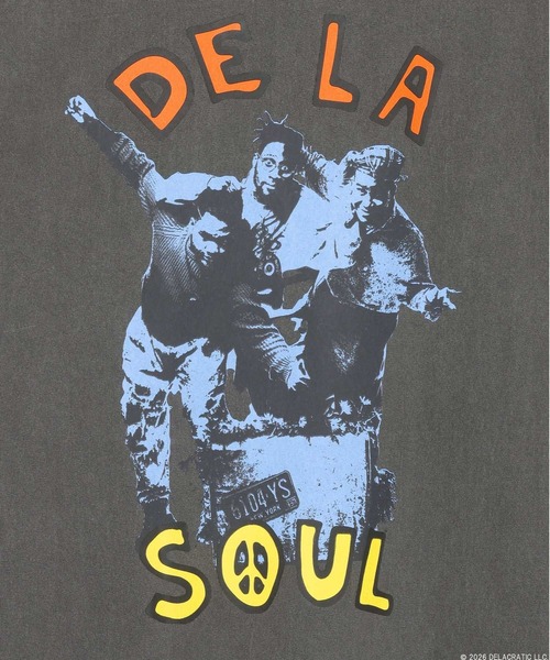 BAYFLOW（ベイフロー）の「【De La Soul】バックプリントアート TEE [一部店舗・WEB限定]（Tシャツ/カットソー・メンズ・ホワイト/チャコールグレー/ベージュ・SMALL/MEDIUM/LARGE）」の8枚目の写真