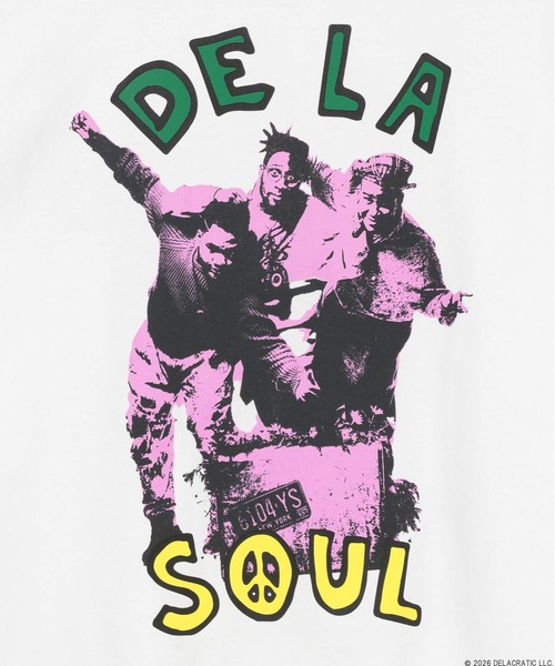 BAYFLOW（ベイフロー）の「【De La Soul】バックプリントアート TEE [一部店舗・WEB限定]（Tシャツ/カットソー・メンズ・ホワイト/チャコールグレー/ベージュ・SMALL/MEDIUM/LARGE）」の16枚目の写真