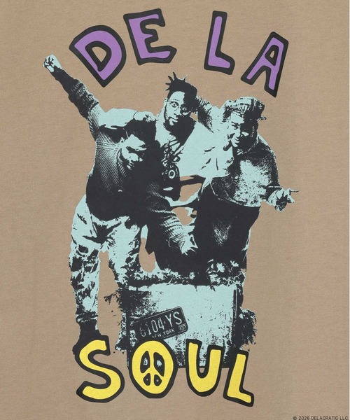 BAYFLOW（ベイフロー）の「【De La Soul】バックプリントアート TEE [一部店舗・WEB限定]（Tシャツ/カットソー・メンズ・ホワイト/チャコールグレー/ベージュ・SMALL/MEDIUM/LARGE）」の12枚目の写真