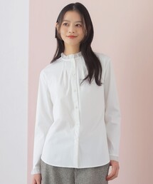 J.PRESS（ジェイプレス）の「【レイヤードスタイルに】フリルシャツ ジャージー（Tシャツ/カットソー）」