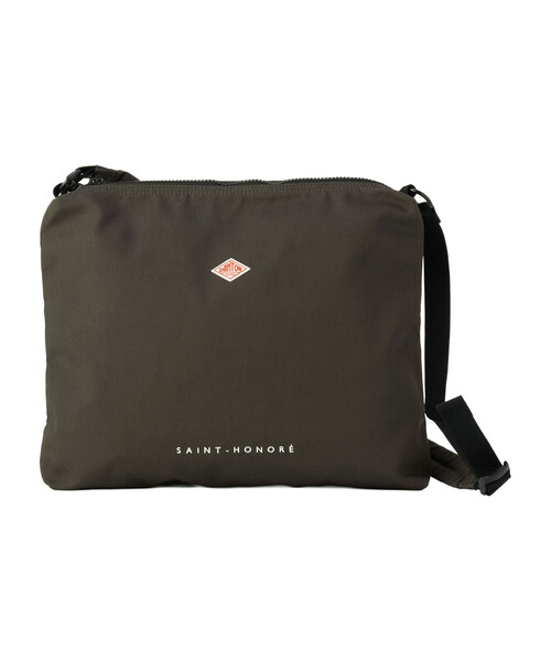 DANTON(ダントン)の「SAINT-HONORE - Canvas Sholder Bag(ショルダーバッグ・レディース・チャコール/アイボリー/ブラック/オレンジ/ブラウン系その他・-)」の4枚目の写真