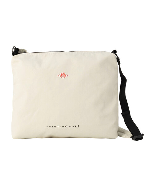 DANTON(ダントン)の「SAINT-HONORE - Canvas Sholder Bag(ショルダーバッグ・レディース・チャコール/アイボリー/ブラック/オレンジ/ブラウン系その他・-)」の2枚目の写真